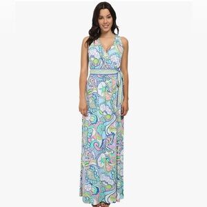 Lilly Pulitzer - Bellina Maxi Wrap Dress - Medium
